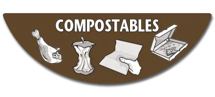Étiquette produits compostables