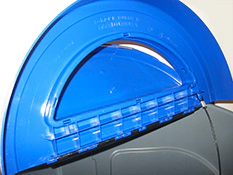 Lids for public waste bins EcoloTOP bottom view